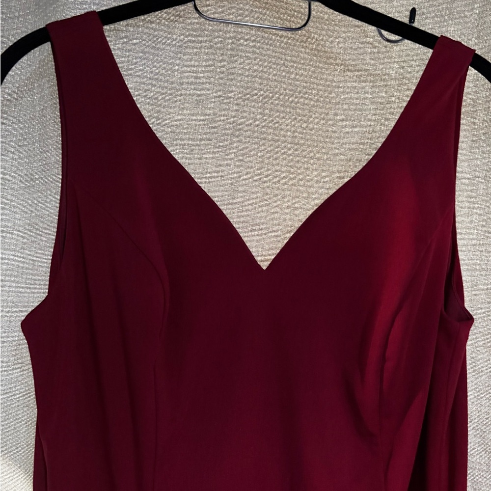 Grace Karin Strapless Burgundy Dress